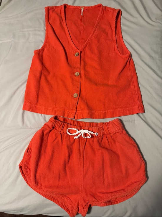 Free People Other - Free People So Fresh Vest Set